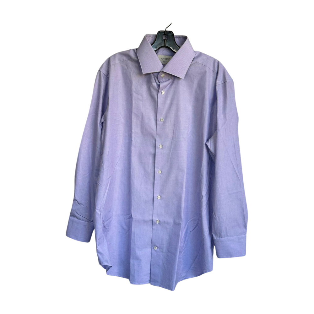 Apposta Mens Purple Custom Dress Shirt - Made to Measure Italian NWT